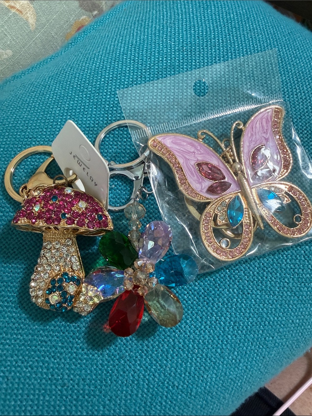 One Large Beautiful Keychain NWT